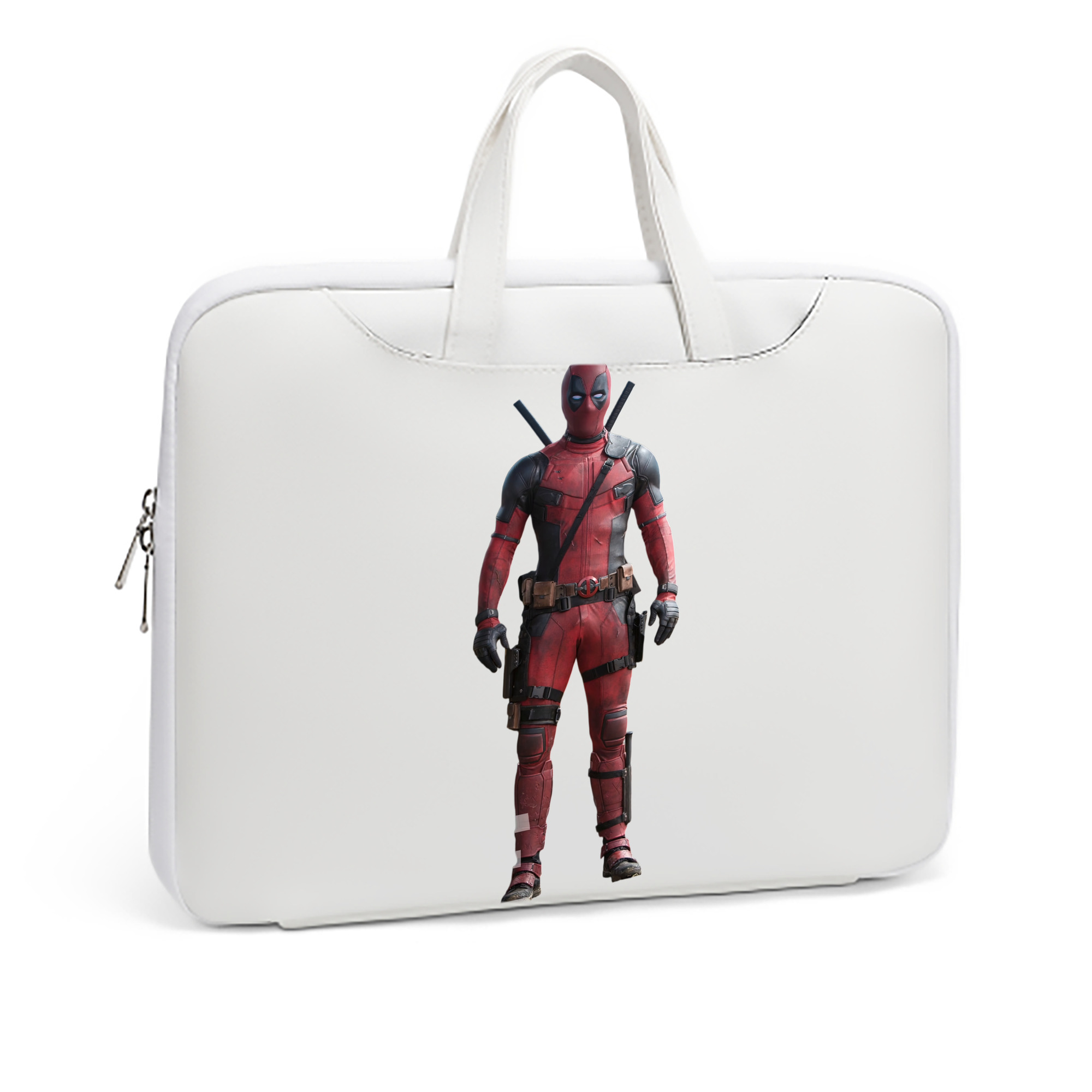 （画像用） Deadpool デッドプール レザーラップトップバッグ　ノートパソコンケース