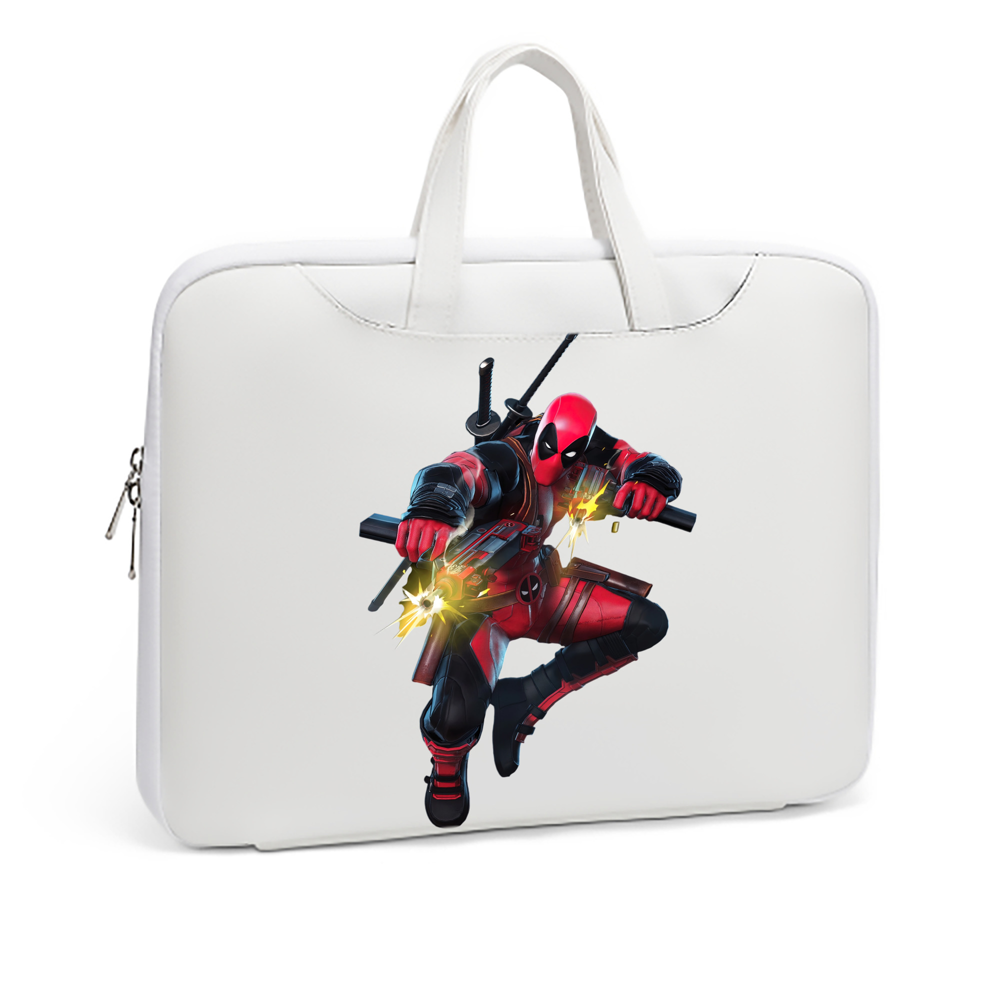 （画像用） Deadpool デッドプール レザーラップトップバッグ　ノートパソコンケース