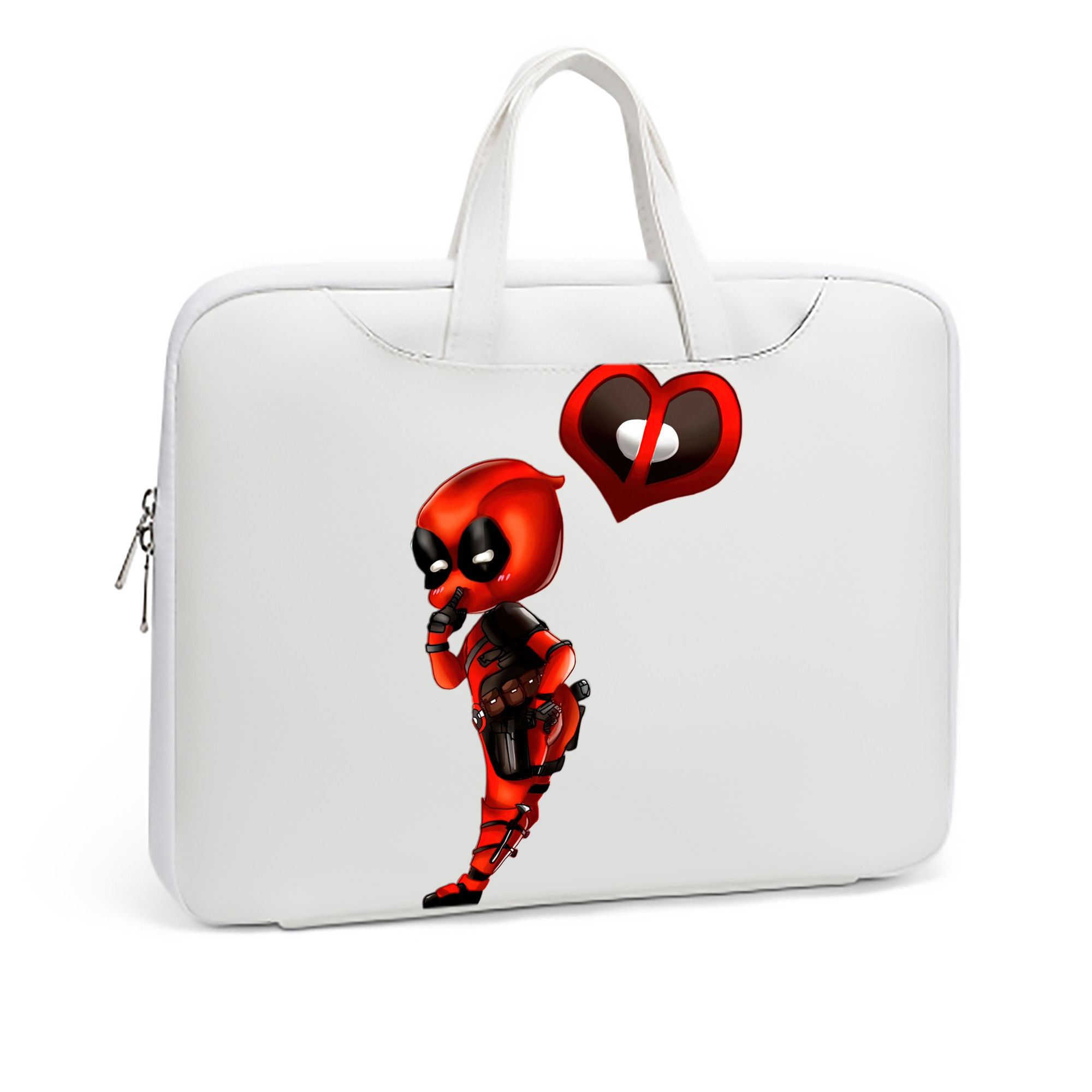 （画像用） Deadpool デッドプール レザーラップトップバッグ　ノートパソコンケース