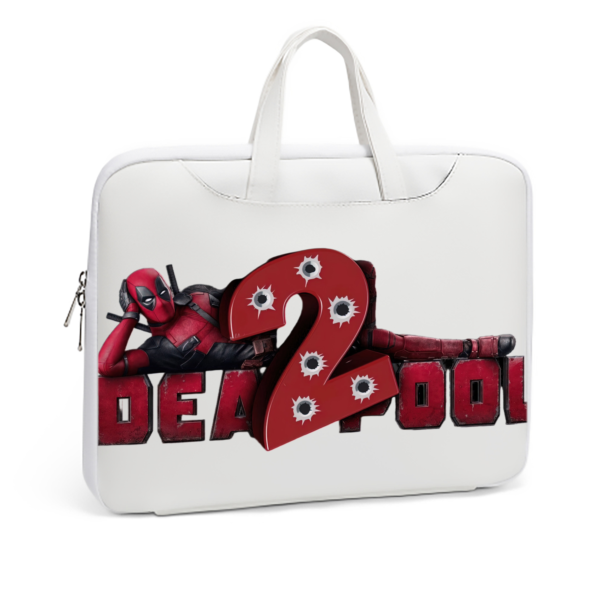 （画像用） Deadpool デッドプール レザーラップトップバッグ　ノートパソコンケース