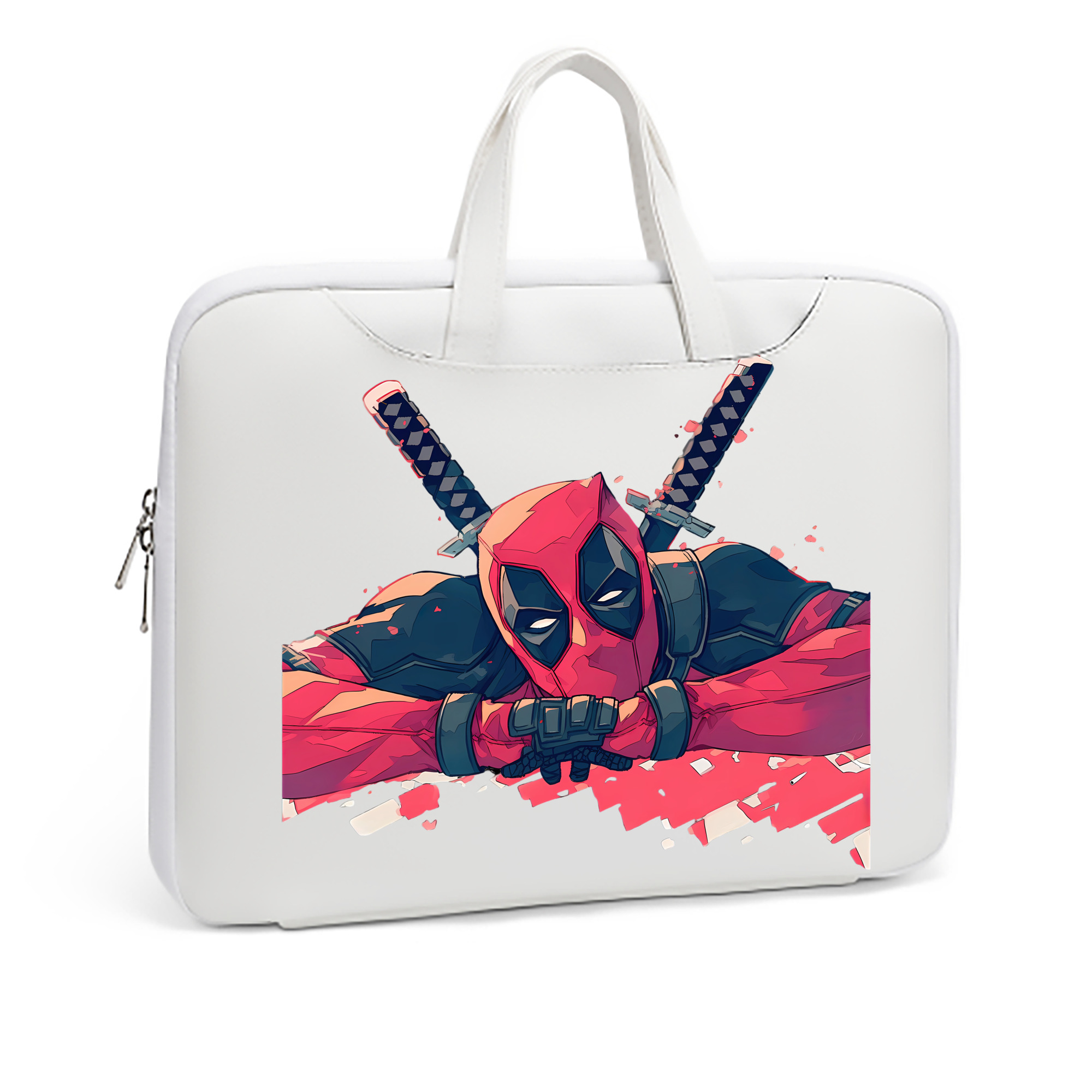 （画像用） Deadpool デッドプール レザーラップトップバッグ　ノートパソコンケース