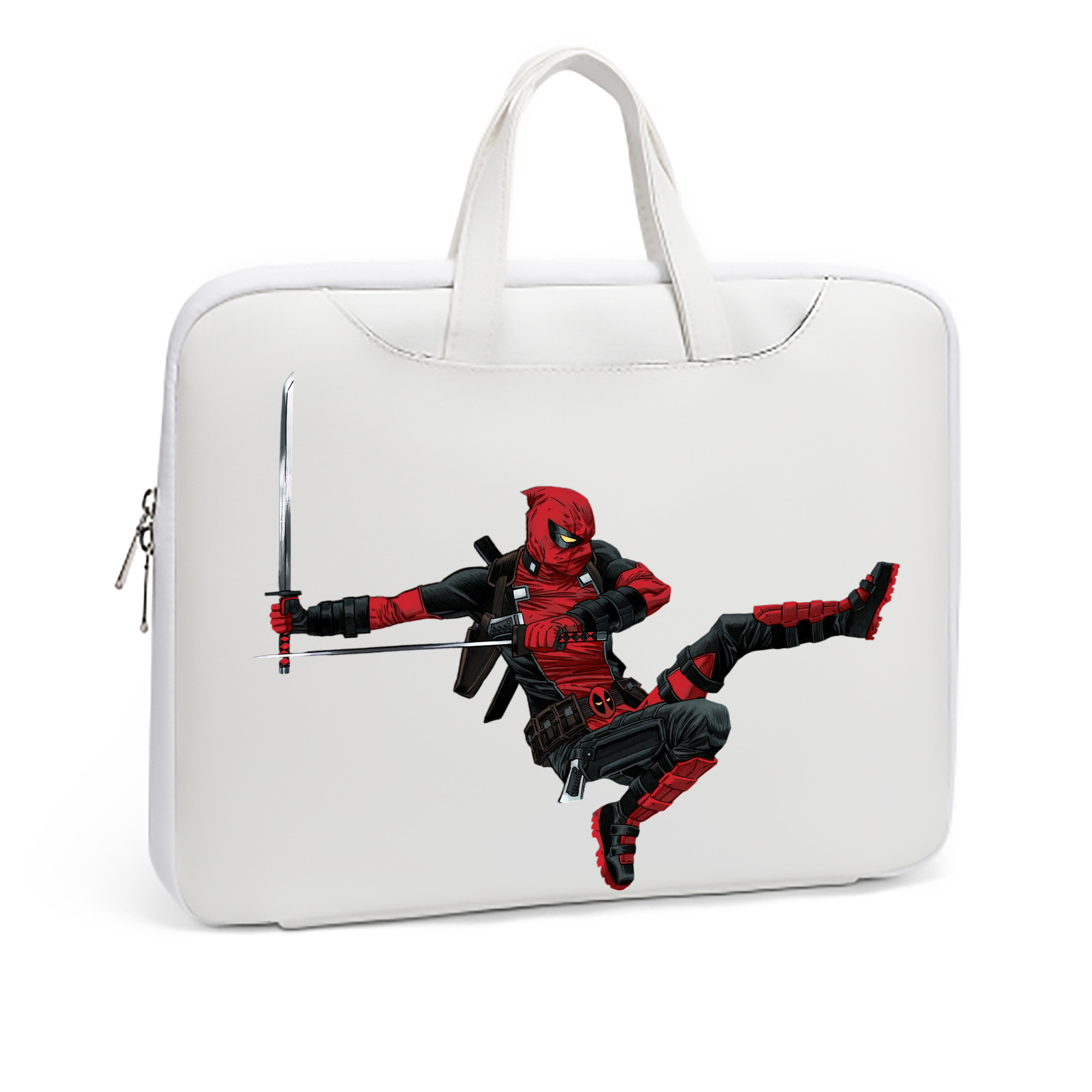 （画像用） Deadpool デッドプール レザーラップトップバッグ　ノートパソコンケース