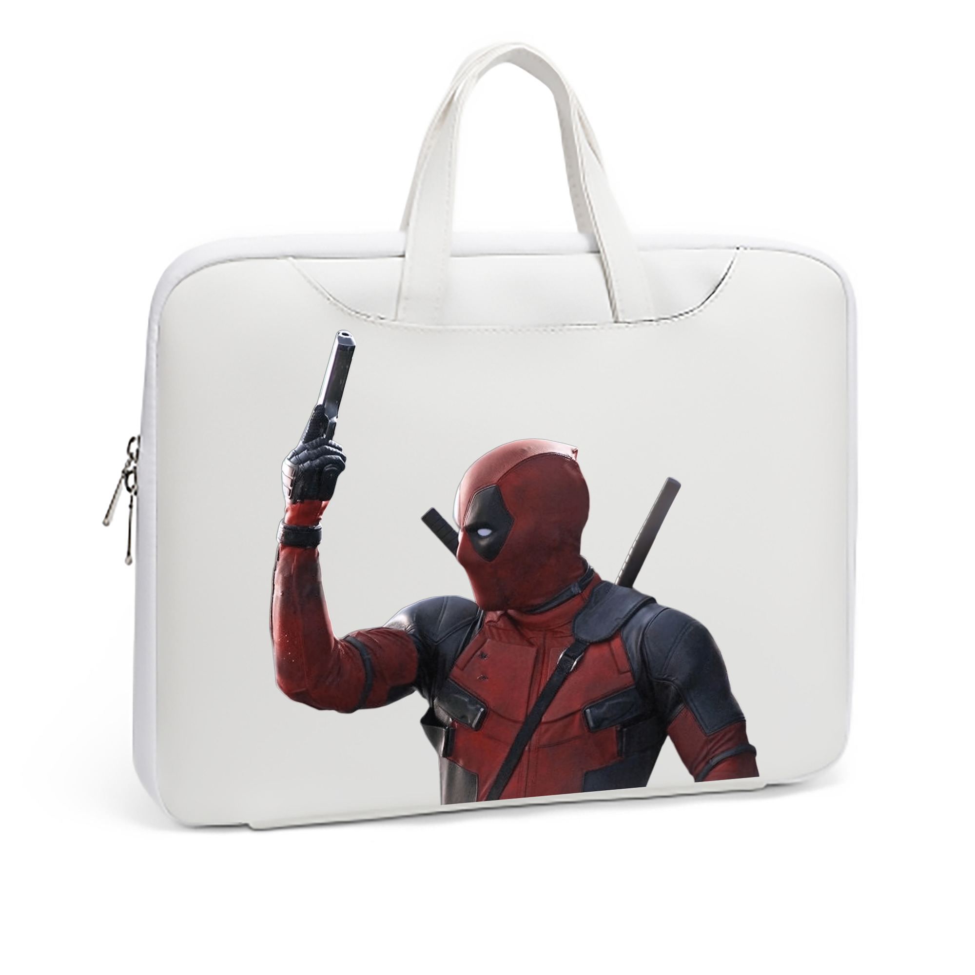 （画像用） Deadpool デッドプール レザーラップトップバッグ　ノートパソコンケース