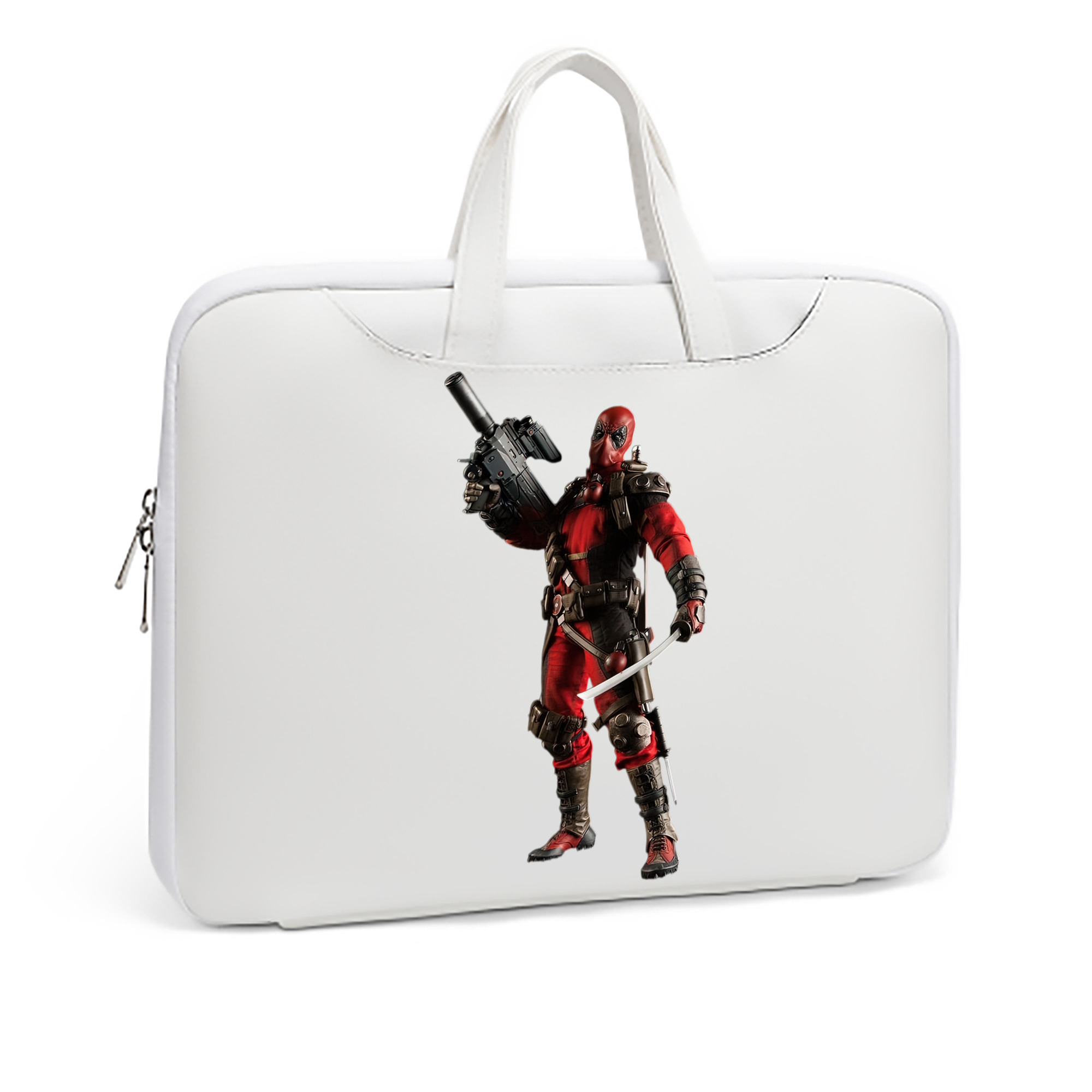 （画像用） Deadpool デッドプール レザーラップトップバッグ　ノートパソコンケース