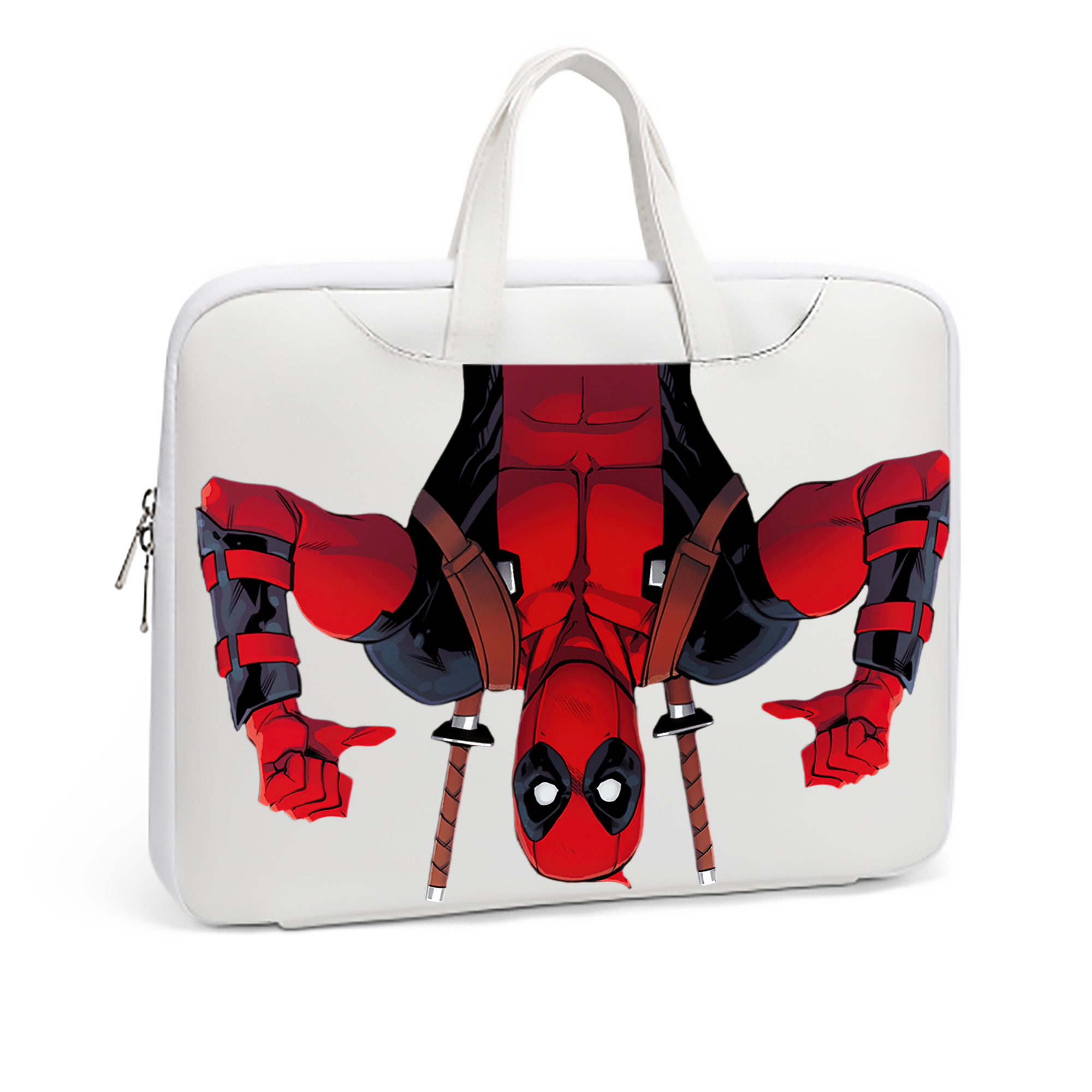 （画像用） Deadpool デッドプール レザーラップトップバッグ　ノートパソコンケース