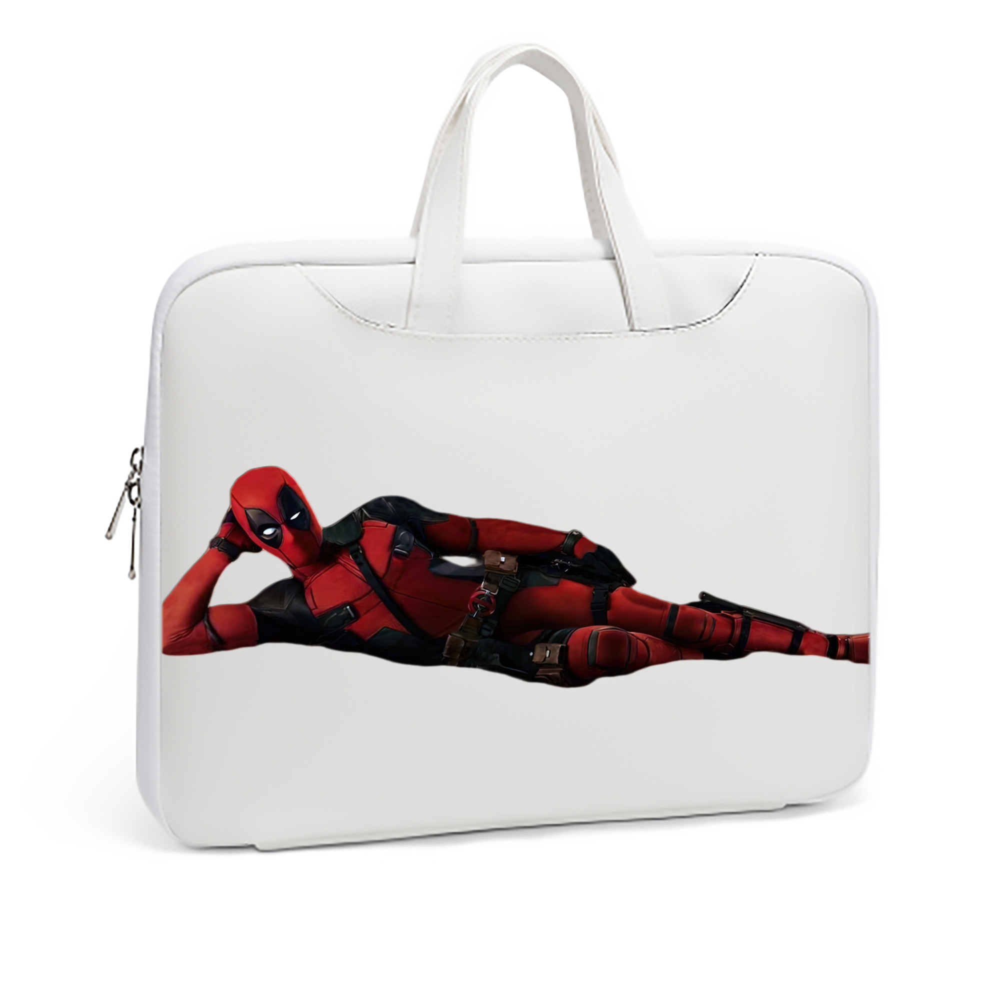 （画像用） Deadpool デッドプール レザーラップトップバッグ　ノートパソコンケース
