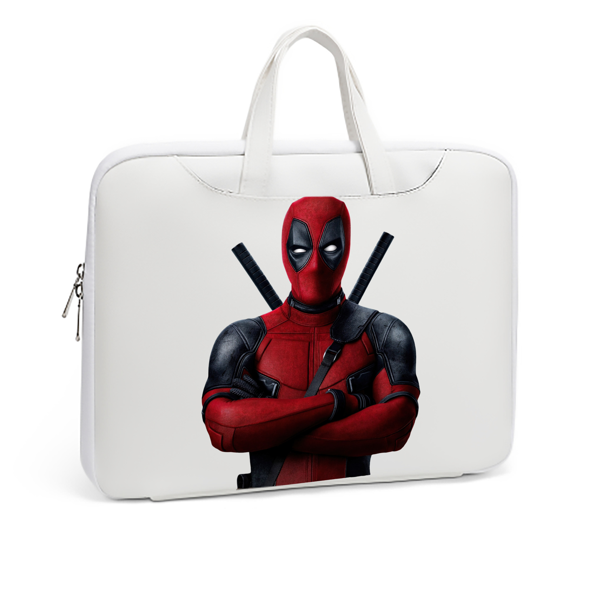 （画像用） Deadpool デッドプール レザーラップトップバッグ　ノートパソコンケース