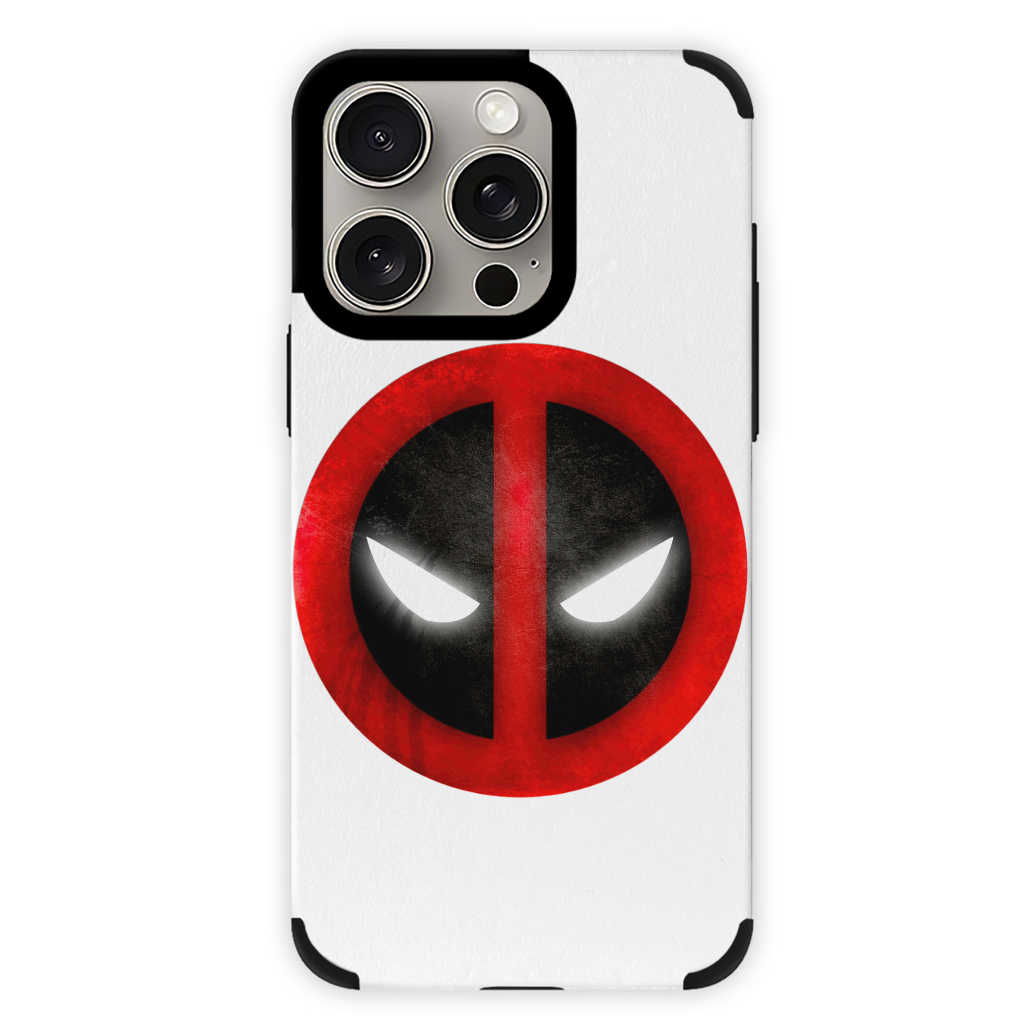 （画像用） Deadpool デッドプール 【iPhone15ProMax対応】 PUレザー スマホケース 耐衝撃＆黄変防止