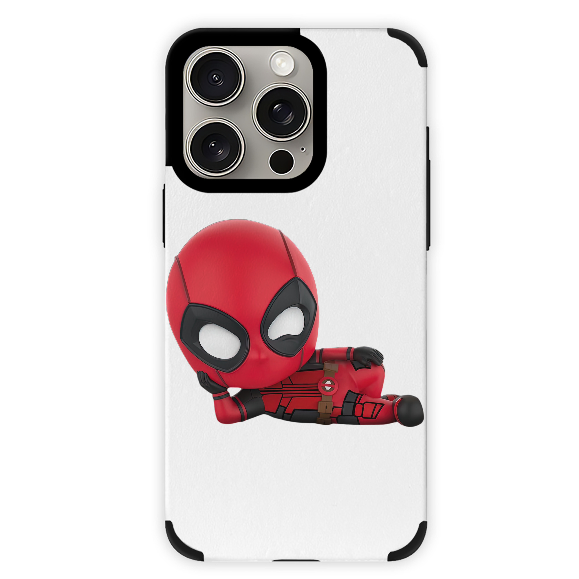 （画像用） Deadpool デッドプール 【iPhone15ProMax対応】 PUレザー スマホケース 耐衝撃＆黄変防止
