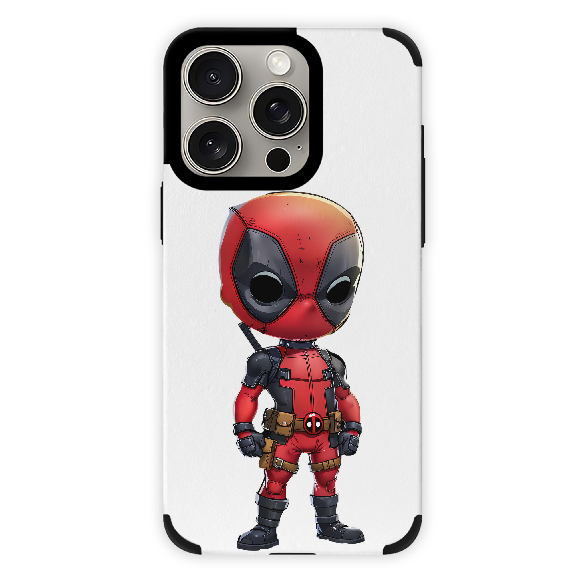 （画像用） Deadpool デッドプール 【iPhone15ProMax対応】 PUレザー スマホケース 耐衝撃＆黄変防止