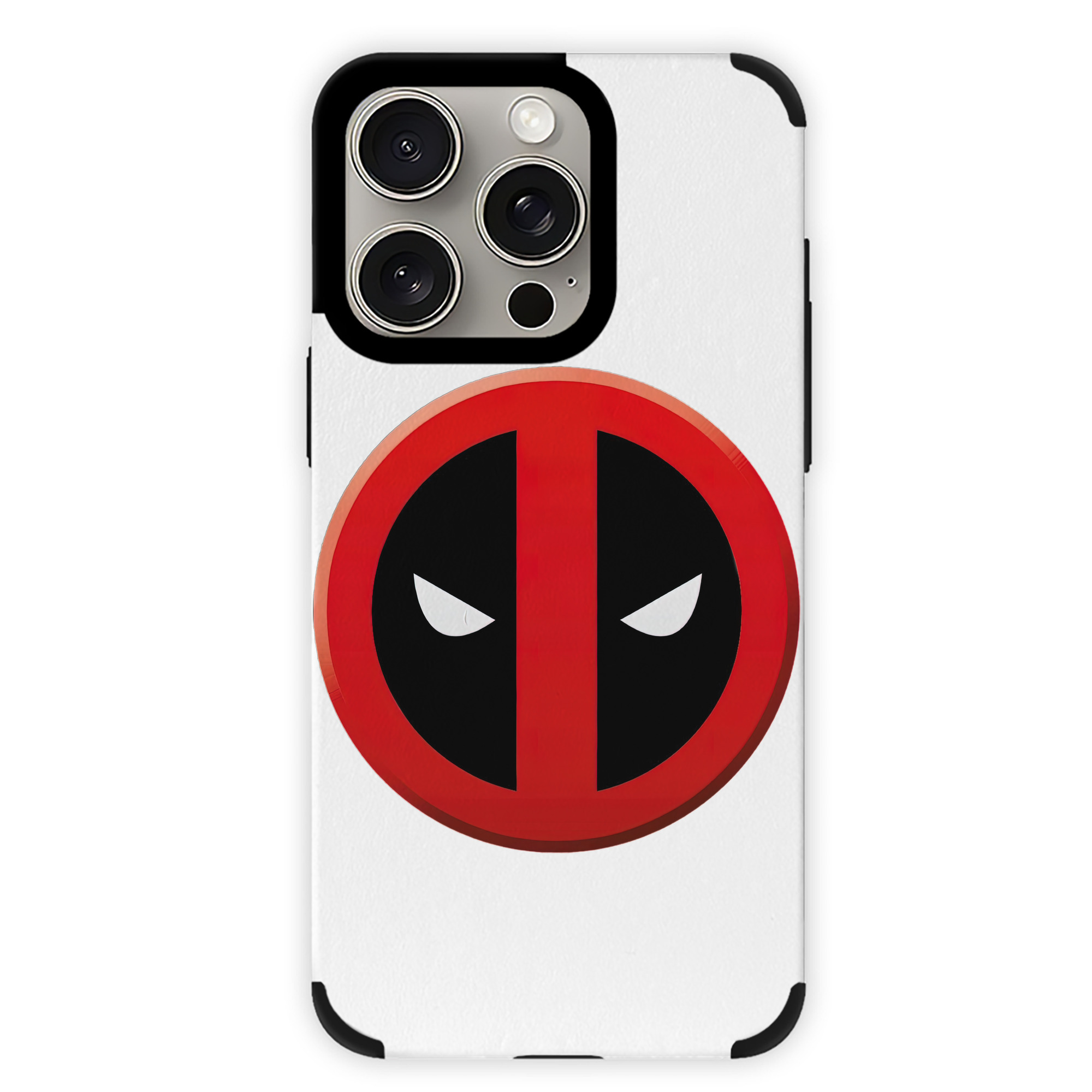 （画像用） Deadpool デッドプール 【iPhone15ProMax対応】 PUレザー スマホケース 耐衝撃＆黄変防止