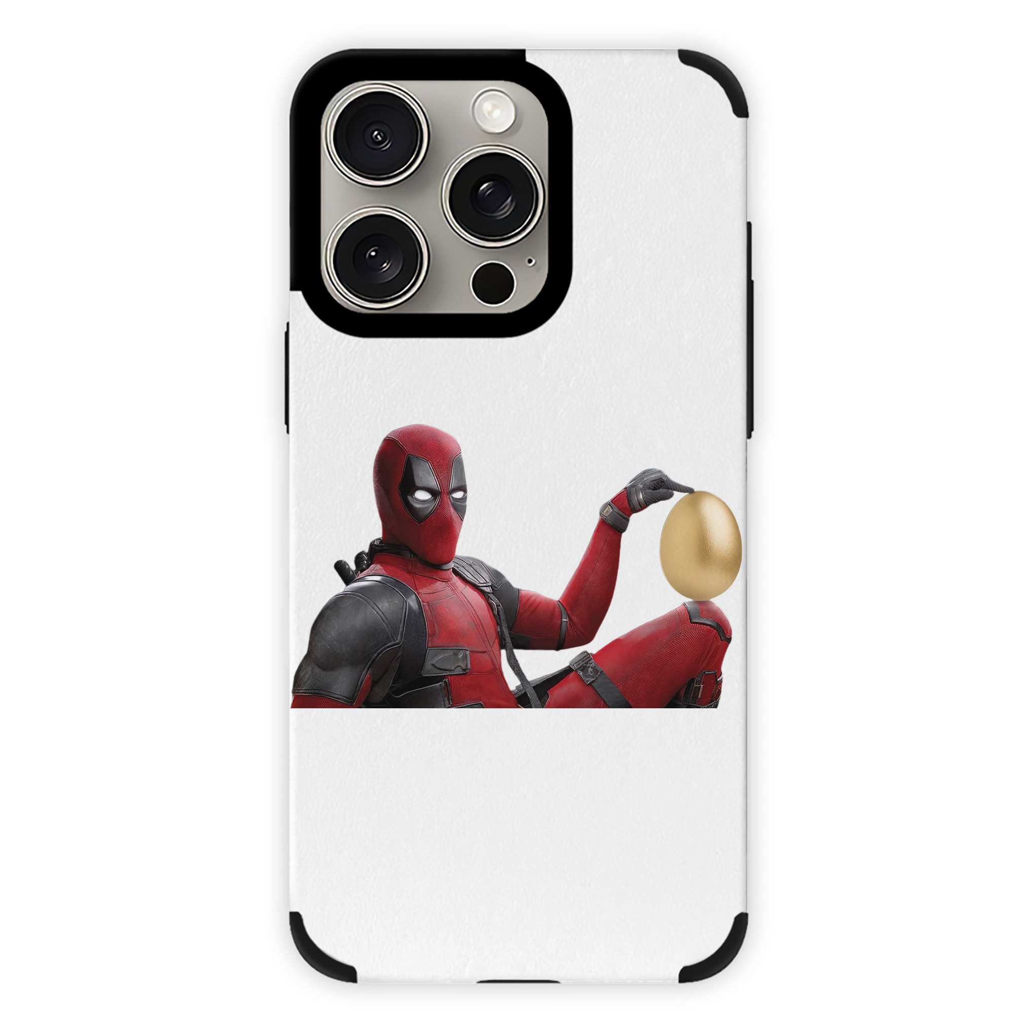 （画像用） Deadpool デッドプール 【iPhone15ProMax対応】 PUレザー スマホケース 耐衝撃＆黄変防止