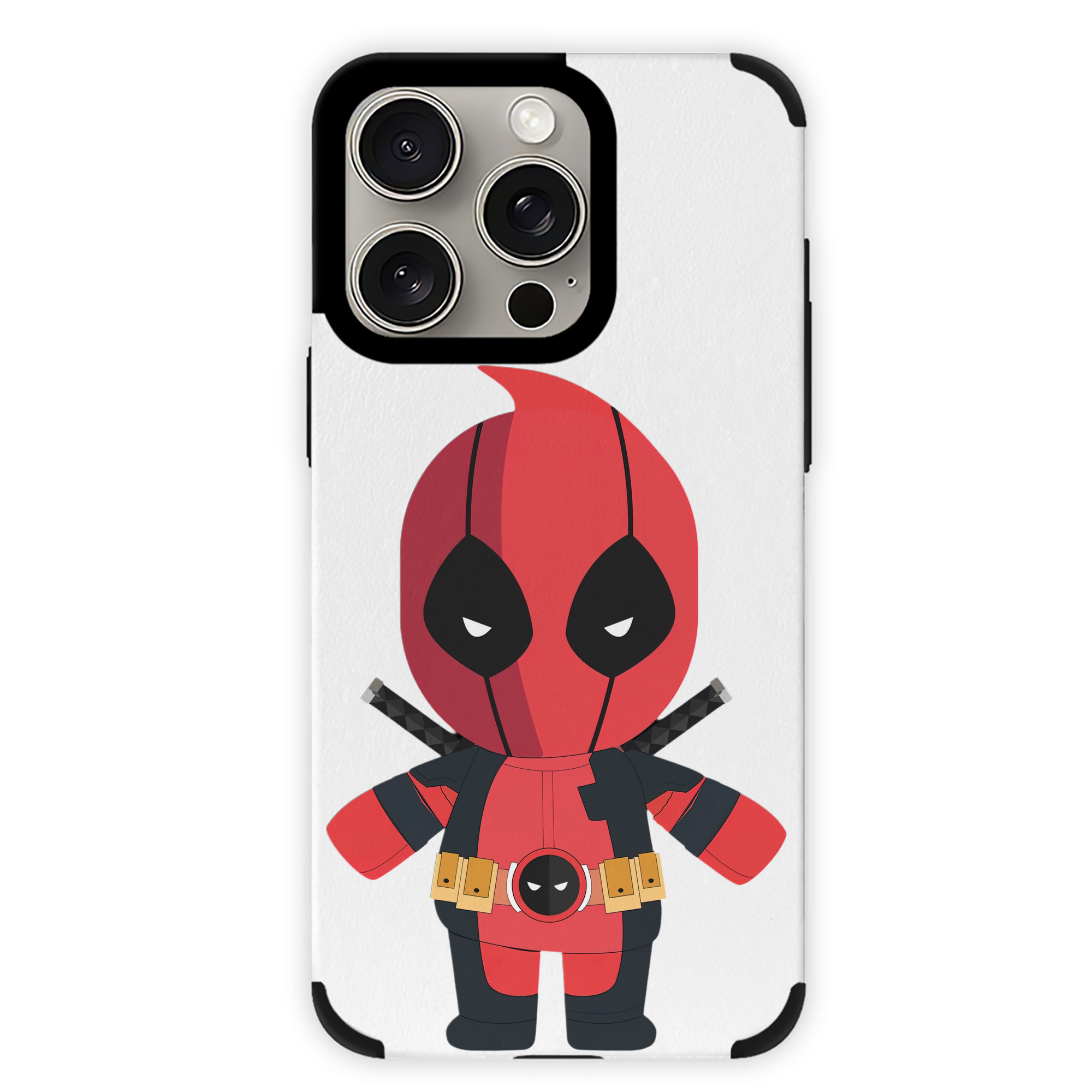 （画像用） Deadpool デッドプール 【iPhone15ProMax対応】 PUレザー スマホケース 耐衝撃＆黄変防止