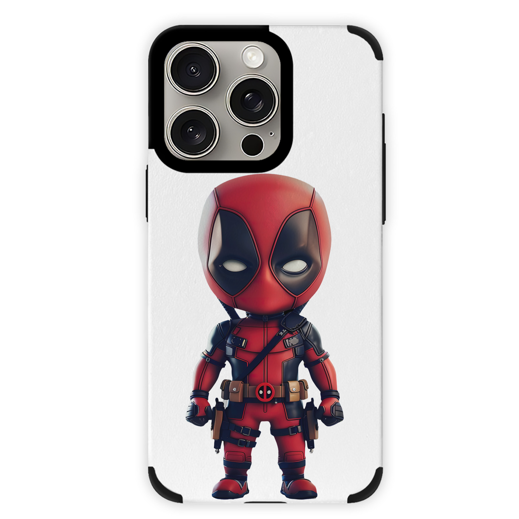 （画像用） Deadpool デッドプール 【iPhone15ProMax対応】 PUレザー スマホケース 耐衝撃＆黄変防止