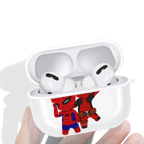 Deadpool デッドプール 【AirPods Pro用】ハードシェル保護ケース 耐衝撃・防指紋・カラビナ付き商品仕様