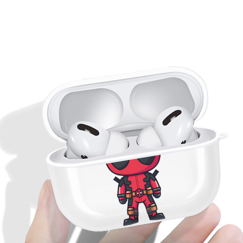 Deadpool デッドプール 【AirPods Pro用】ハードシェル保護ケース 耐衝撃・防指紋・カラビナ付き商品仕様