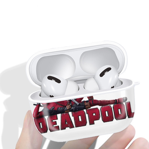 Deadpool デッドプール 【AirPods Pro用】ハードシェル保護ケース 耐衝撃・防指紋・カラビナ付き商品仕様