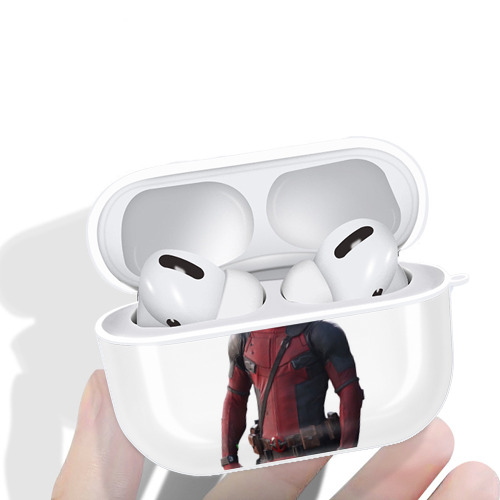Deadpool デッドプール 【AirPods Pro用】ハードシェル保護ケース 耐衝撃・防指紋・カラビナ付き商品仕様
