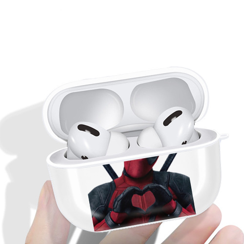 Deadpool デッドプール 【AirPods Pro用】ハードシェル保護ケース 耐衝撃・防指紋・カラビナ付き商品仕様