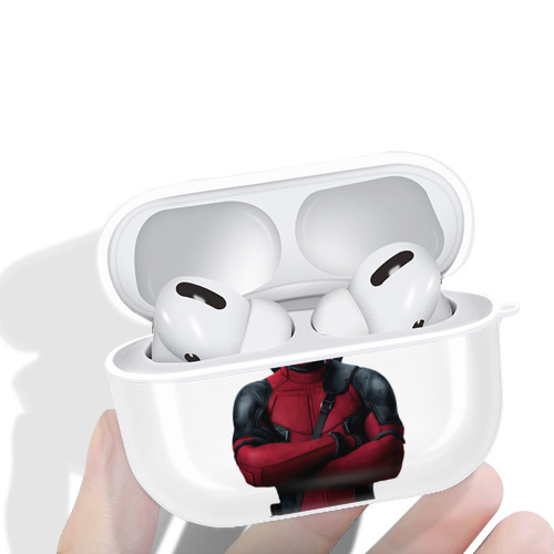 Deadpool デッドプール 【AirPods Pro用】ハードシェル保護ケース 耐衝撃・防指紋・カラビナ付き商品仕様
