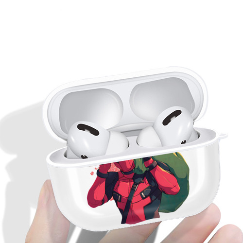 Deadpool デッドプール 【AirPods Pro用】ハードシェル保護ケース 耐衝撃・防指紋・カラビナ付き商品仕様