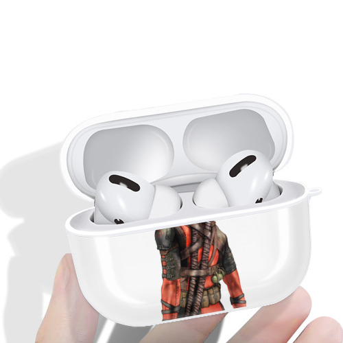 Deadpool デッドプール 【AirPods Pro用】ハードシェル保護ケース 耐衝撃・防指紋・カラビナ付き商品仕様