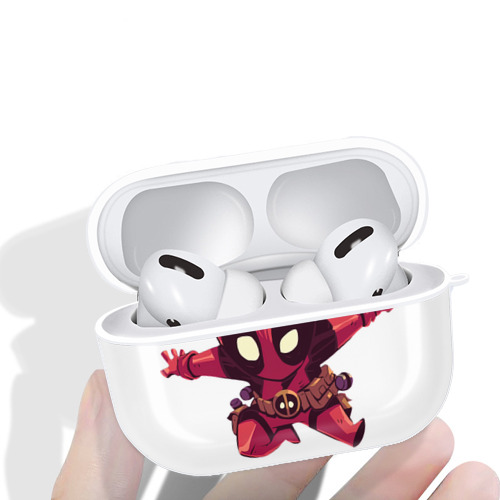 Deadpool デッドプール 【AirPods Pro用】ハードシェル保護ケース 耐衝撃・防指紋・カラビナ付き商品仕様
