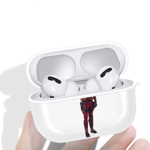 Deadpool デッドプール 【AirPods Pro用】ハードシェル保護ケース 耐衝撃・防指紋・カラビナ付き商品仕様