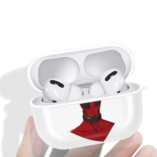 Deadpool デッドプール 【AirPods Pro用】ハードシェル保護ケース 耐衝撃・防指紋・カラビナ付き商品仕様