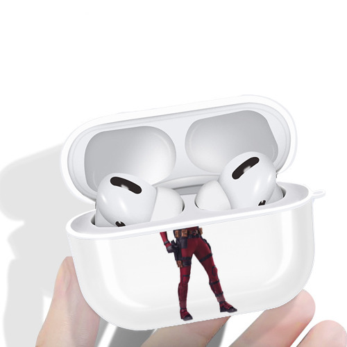 Deadpool デッドプール 【AirPods Pro用】ハードシェル保護ケース 耐衝撃・防指紋・カラビナ付き商品仕様
