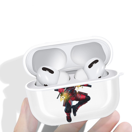 Deadpool デッドプール 【AirPods Pro用】ハードシェル保護ケース 耐衝撃・防指紋・カラビナ付き商品仕様