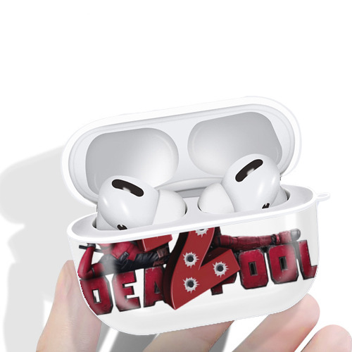 Deadpool デッドプール 【AirPods Pro用】ハードシェル保護ケース 耐衝撃・防指紋・カラビナ付き商品仕様