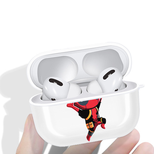 Deadpool デッドプール 【AirPods Pro用】ハードシェル保護ケース 耐衝撃・防指紋・カラビナ付き商品仕様