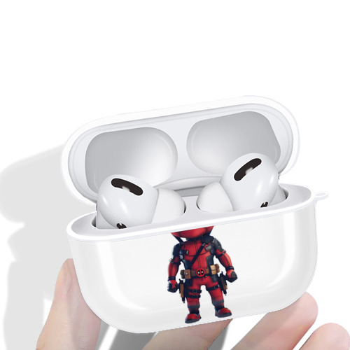 Deadpool デッドプール 【AirPods Pro用】ハードシェル保護ケース 耐衝撃・防指紋・カラビナ付き商品仕様