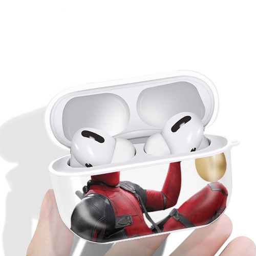 Deadpool デッドプール 【AirPods Pro用】ハードシェル保護ケース 耐衝撃・防指紋・カラビナ付き商品仕様