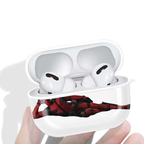 Deadpool デッドプール 【AirPods Pro用】ハードシェル保護ケース 耐衝撃・防指紋・カラビナ付き商品仕様
