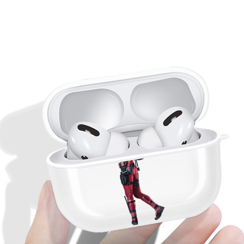 Deadpool デッドプール 【AirPods Pro用】ハードシェル保護ケース 耐衝撃・防指紋・カラビナ付き商品仕様