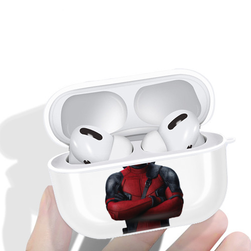 Deadpool デッドプール 【AirPods Pro用】ハードシェル保護ケース 耐衝撃・防指紋・カラビナ付き商品仕様