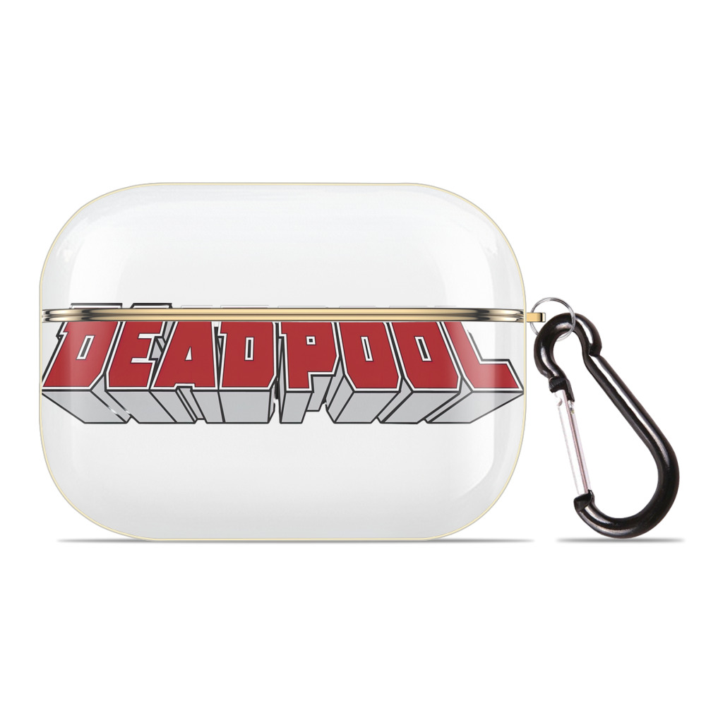 （画像用） Deadpool デッドプール 【AirPods Pro用】ハードシェル保護ケース｜耐衝撃・防指紋・カラビナ付き商品仕様