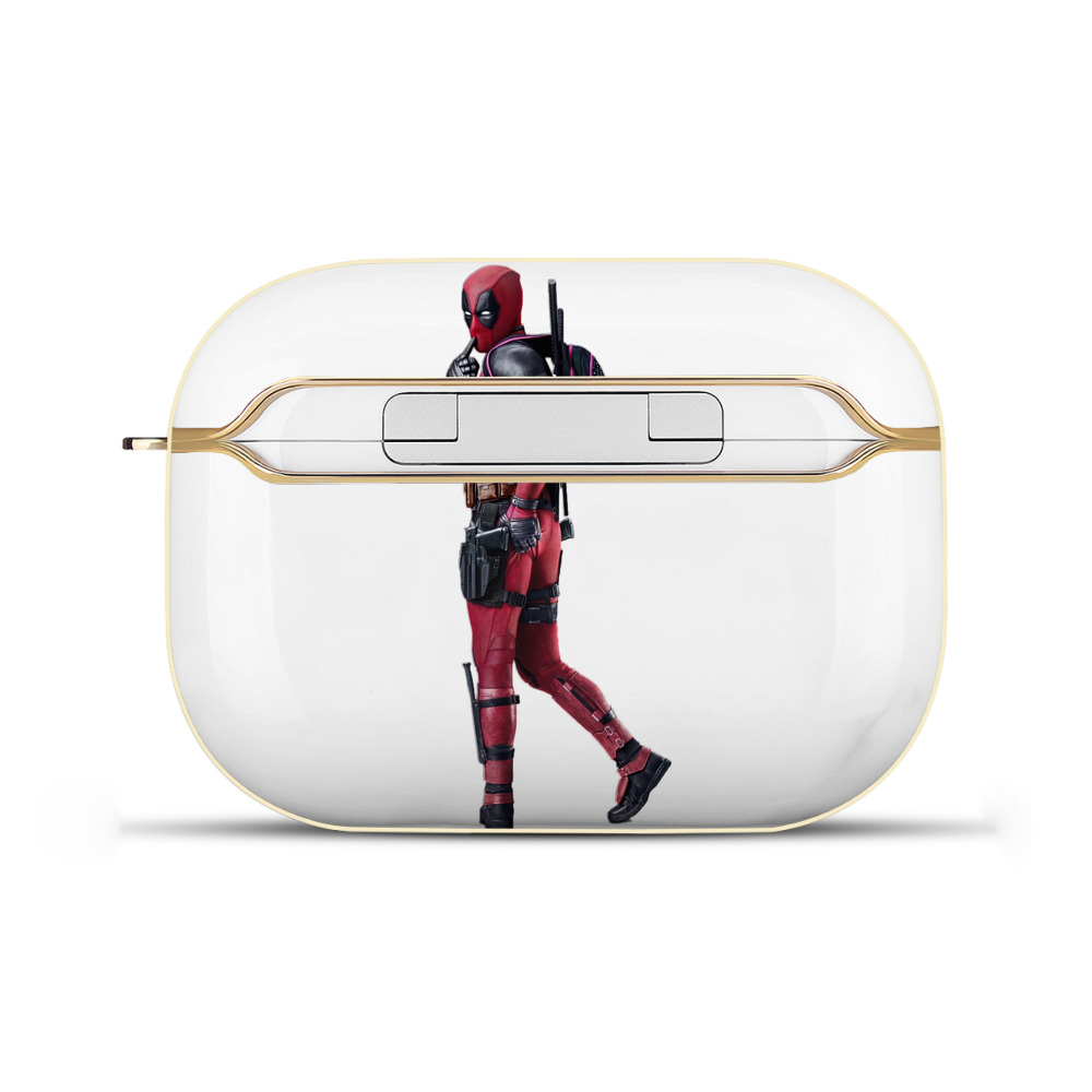 （画像用） Deadpool デッドプール 【AirPods Pro用】ハードシェル保護ケース｜耐衝撃・防指紋・カラビナ付き商品仕様