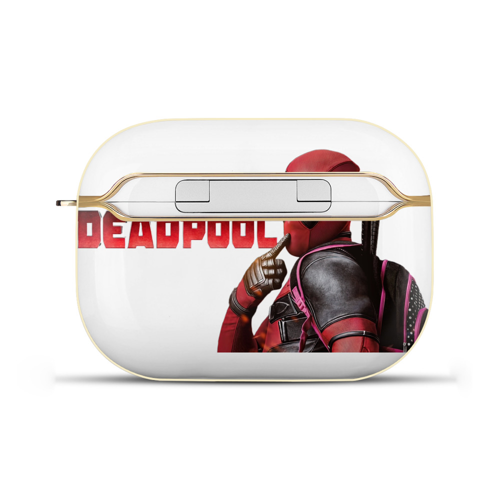 （画像用） Deadpool デッドプール 【AirPods Pro用】ハードシェル保護ケース｜耐衝撃・防指紋・カラビナ付き商品仕様