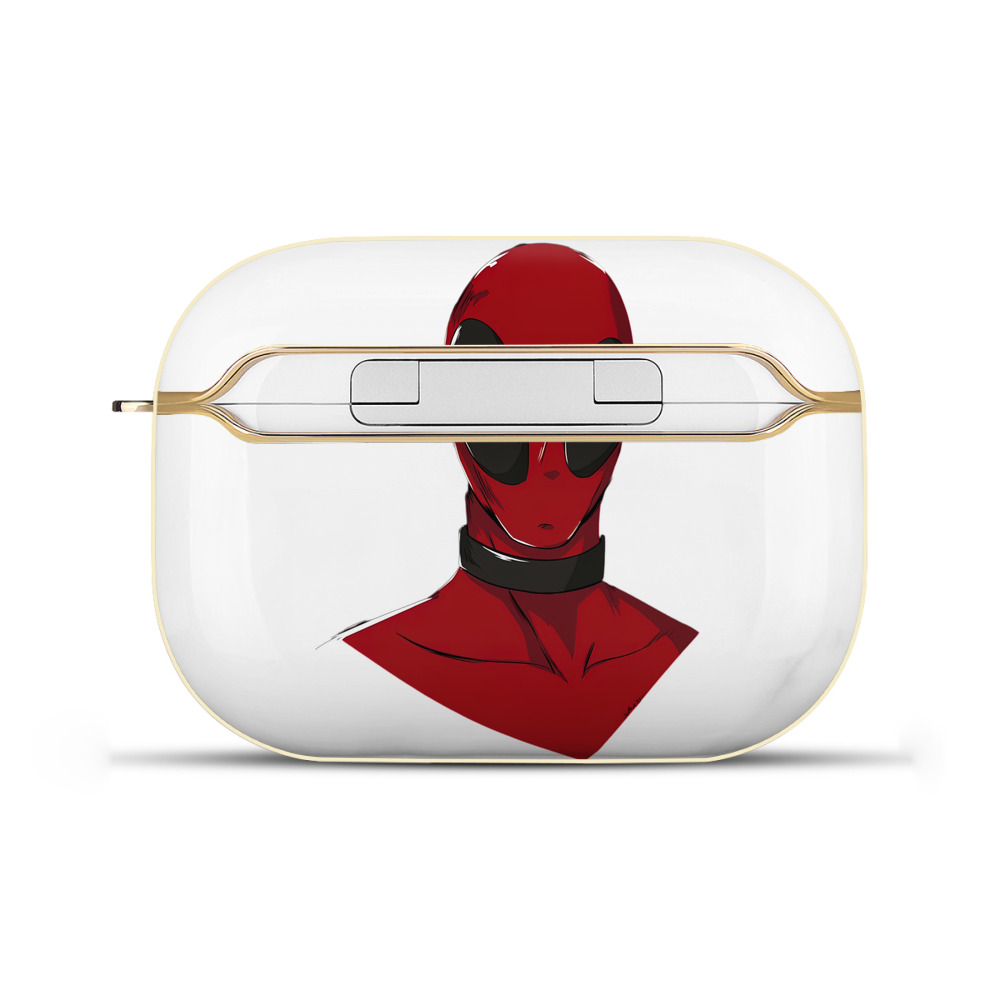 （画像用） Deadpool デッドプール 【AirPods Pro用】ハードシェル保護ケース｜耐衝撃・防指紋・カラビナ付き商品仕様
