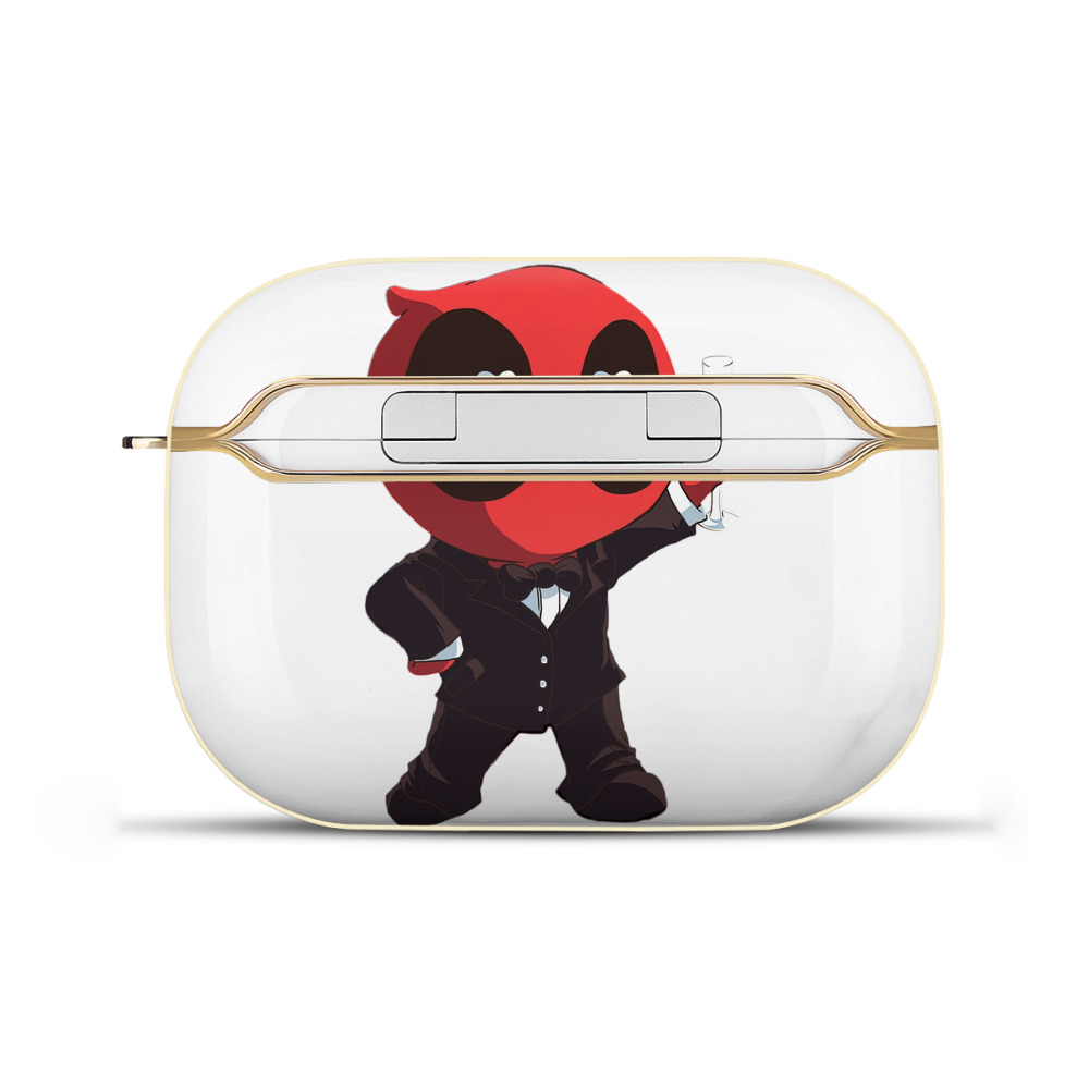 （画像用） Deadpool デッドプール 【AirPods Pro用】ハードシェル保護ケース｜耐衝撃・防指紋・カラビナ付き商品仕様