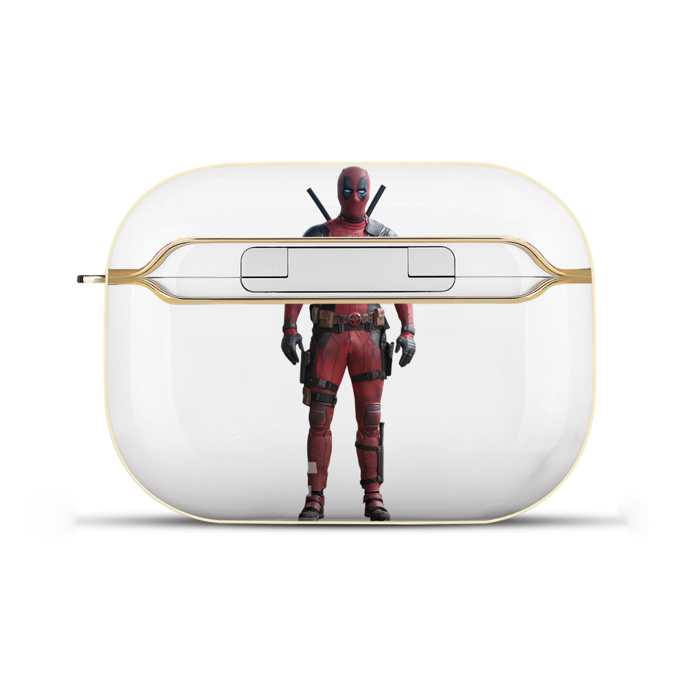 （画像用） Deadpool デッドプール 【AirPods Pro用】ハードシェル保護ケース｜耐衝撃・防指紋・カラビナ付き商品仕様