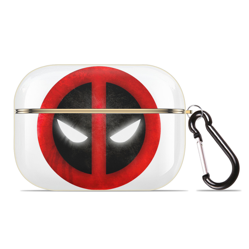 （画像用） Deadpool デッドプール 【AirPods Pro用】ハードシェル保護ケース｜耐衝撃・防指紋・カラビナ付き商品仕様