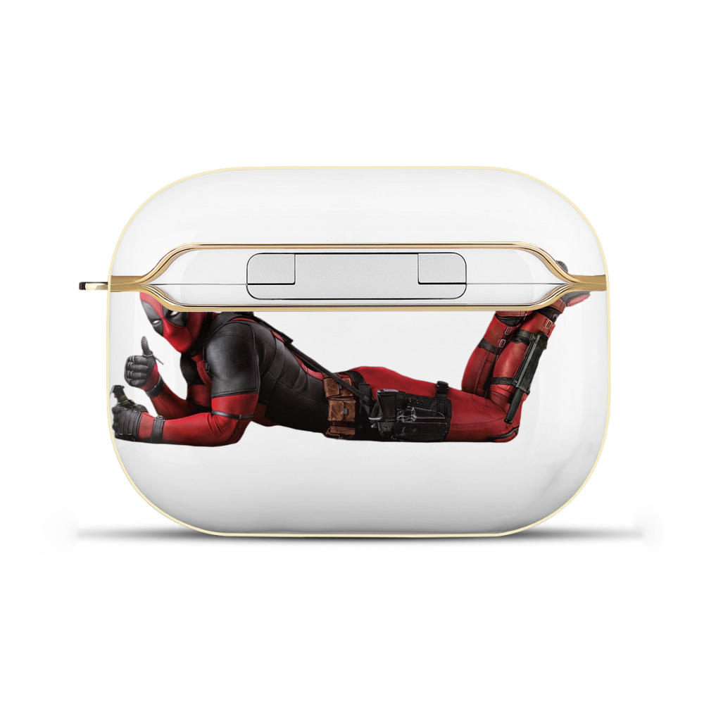 （画像用） Deadpool デッドプール 【AirPods Pro用】ハードシェル保護ケース｜耐衝撃・防指紋・カラビナ付き商品仕様