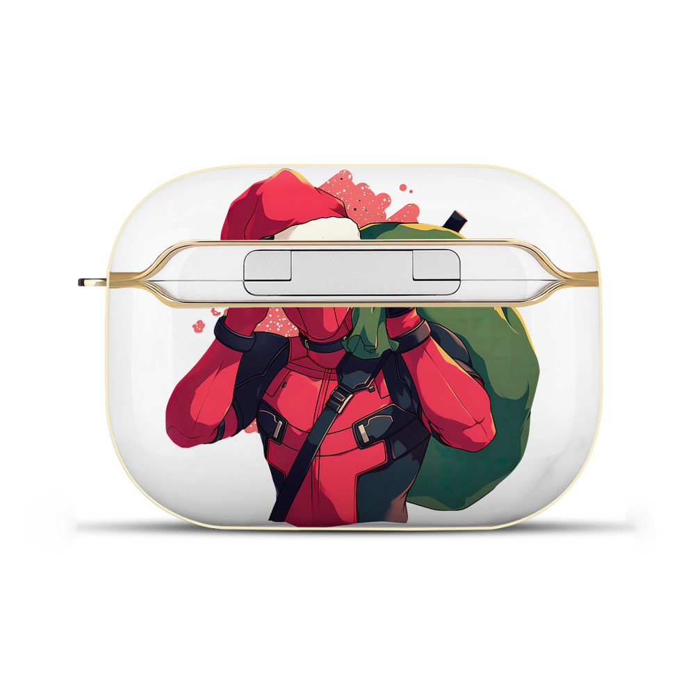 （画像用） Deadpool デッドプール 【AirPods Pro用】ハードシェル保護ケース｜耐衝撃・防指紋・カラビナ付き商品仕様