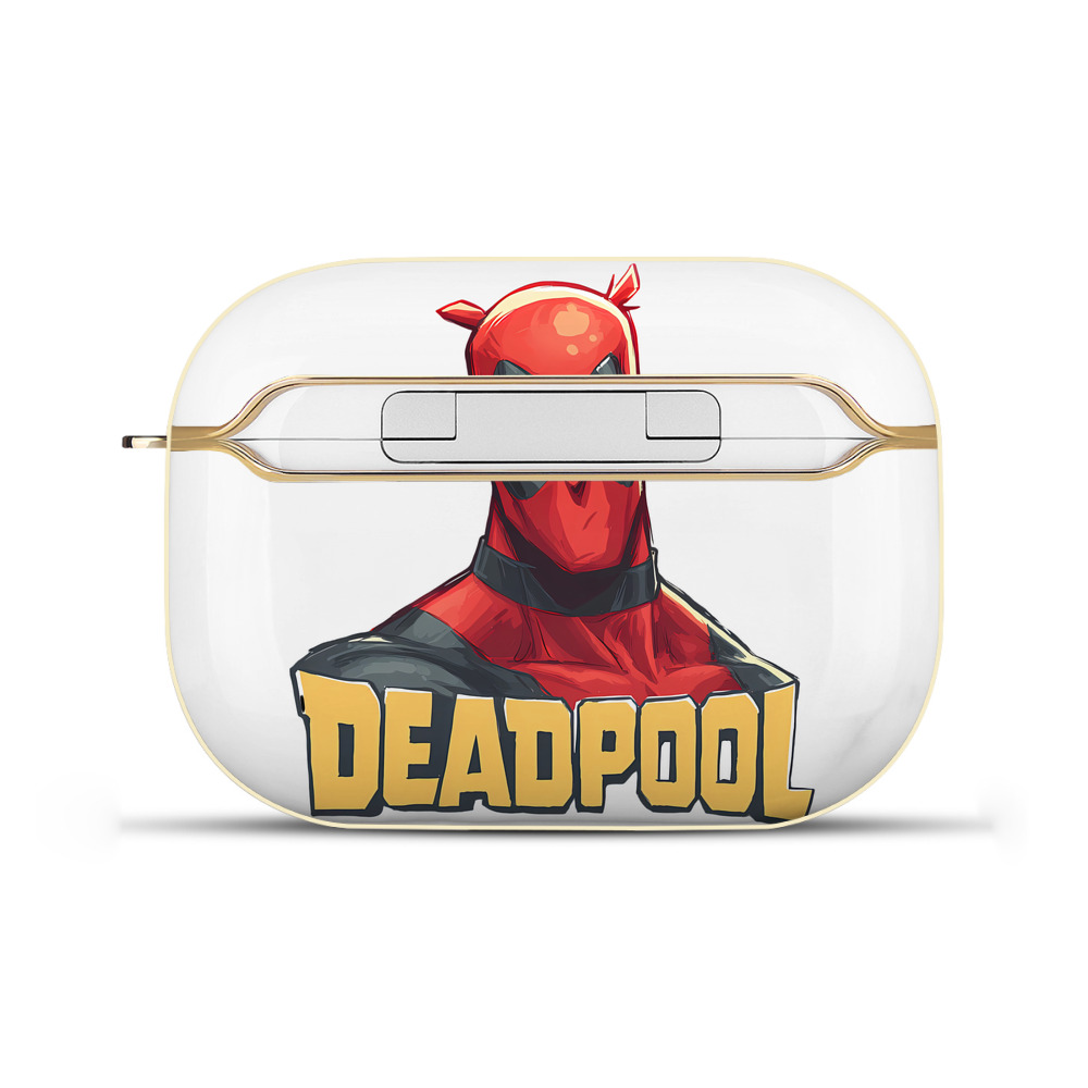 （画像用） Deadpool デッドプール 【AirPods Pro用】ハードシェル保護ケース｜耐衝撃・防指紋・カラビナ付き商品仕様