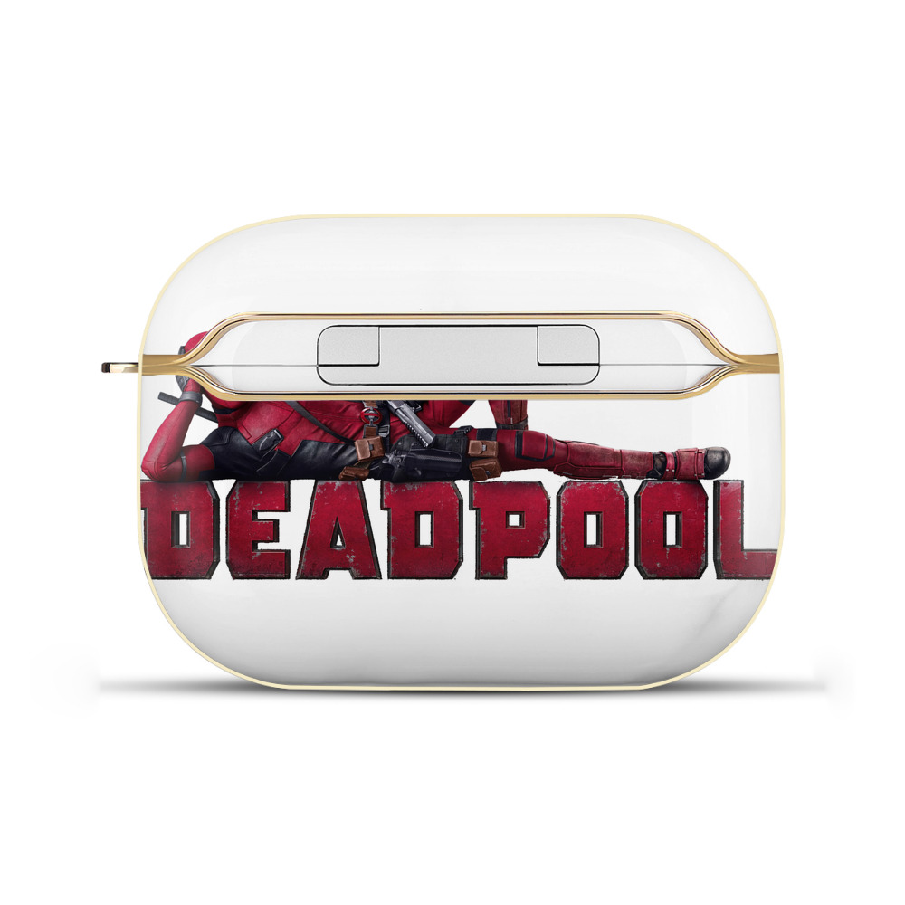 （画像用） Deadpool デッドプール 【AirPods Pro用】ハードシェル保護ケース｜耐衝撃・防指紋・カラビナ付き商品仕様
