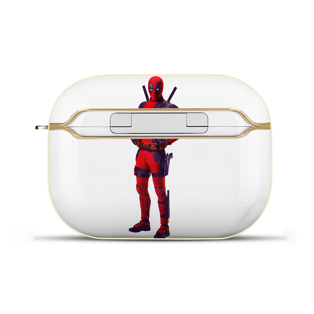 （画像用） Deadpool デッドプール 【AirPods Pro用】ハードシェル保護ケース｜耐衝撃・防指紋・カラビナ付き商品仕様